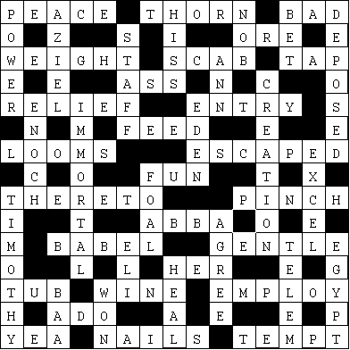 Free Bible codeword Crossword puzzle